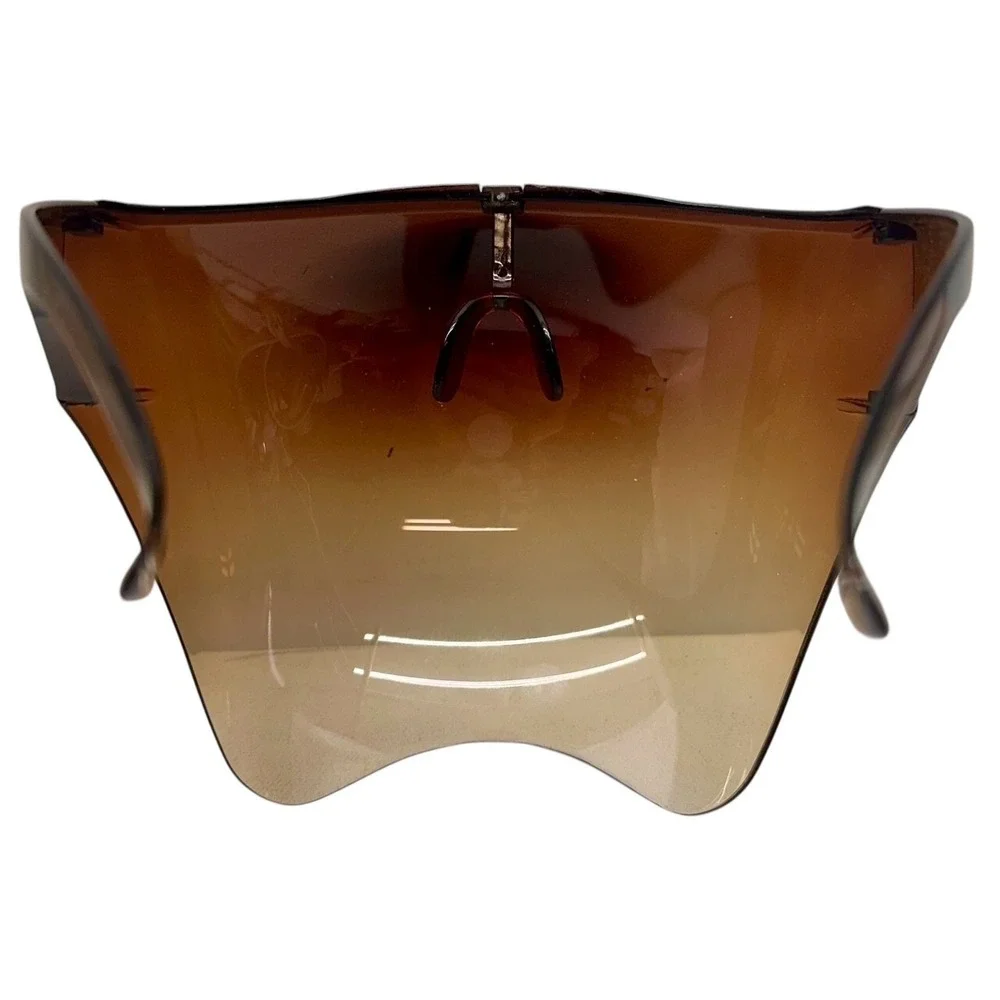 Face shield and Protective Glasses/Goggles Safety Glasses- Anti-spray Mask Amber